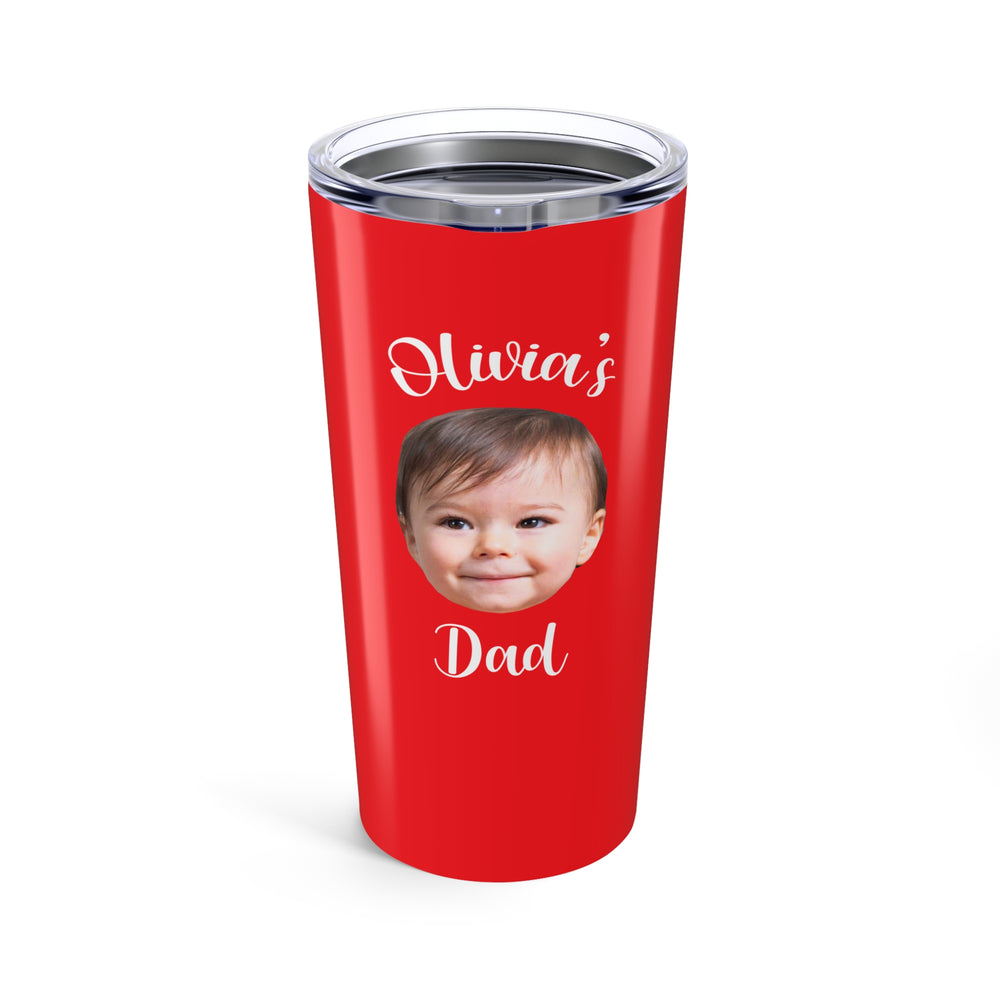 Personalized Photo Dad Tumbler