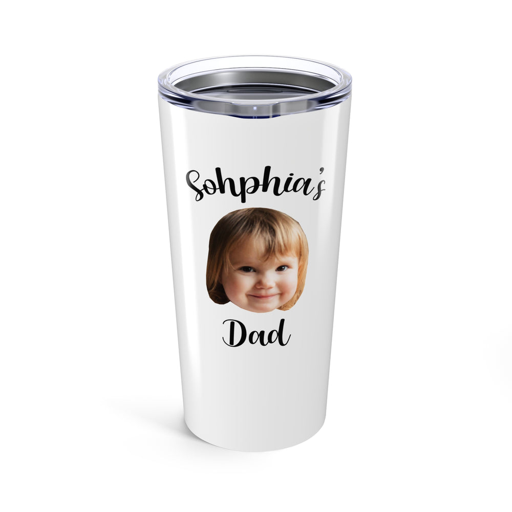 Personalized Photo Dad Tumbler