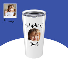 Personalized Photo Dad Tumbler