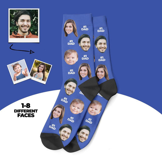 Personalized Photo Socks for Dad