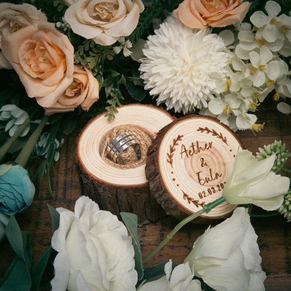Personalized Round Ring Box