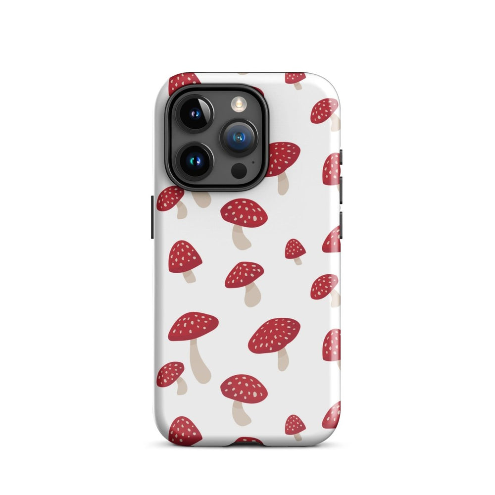 Red Mushrooms iPhone Case