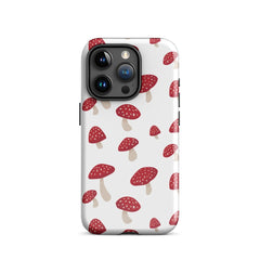Red Mushrooms iPhone Case