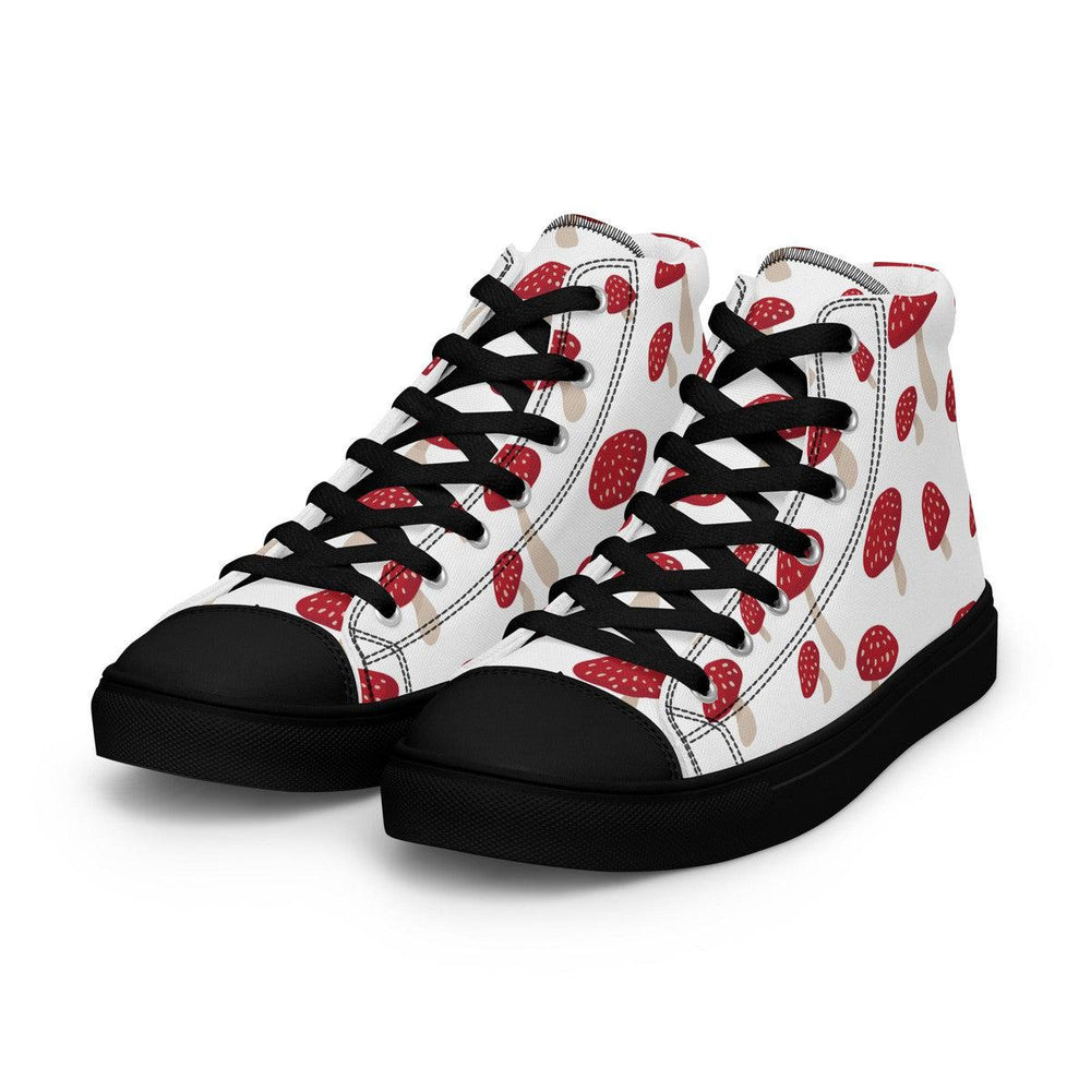 Red Mushrooms Women’s High Top Shoes