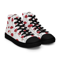 Red Mushrooms Women’s High Top Shoes
