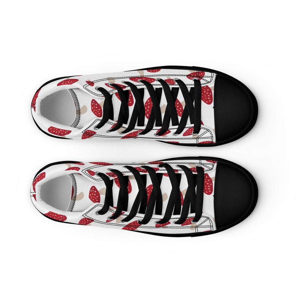 Red Mushrooms Women’s High Top Shoes