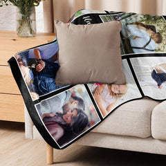 Custom Photo Collage Blanket