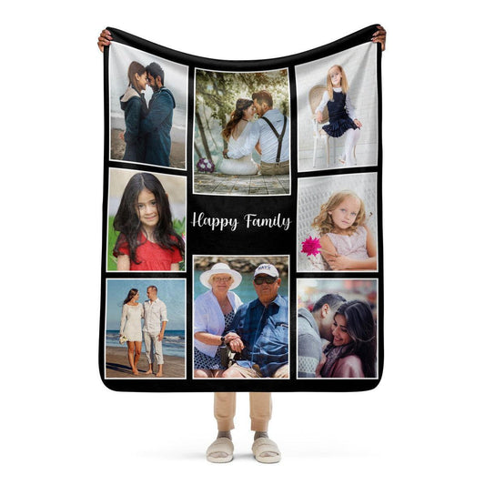 Custom Photo Collage Blanket