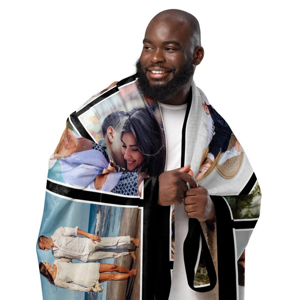 Custom Photo Collage Blanket