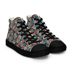 Sugar Skulls Men’s High Top Shoes