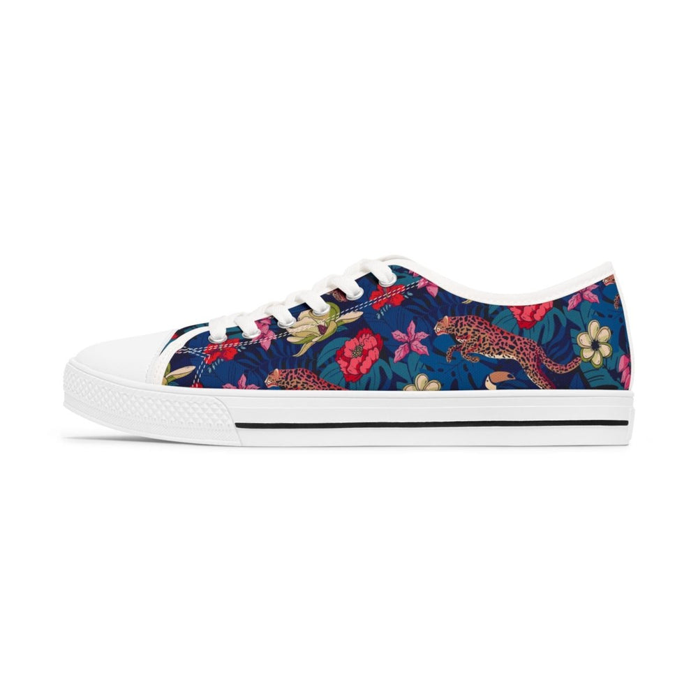 Tropical Flowers Women's Low Top Shoes