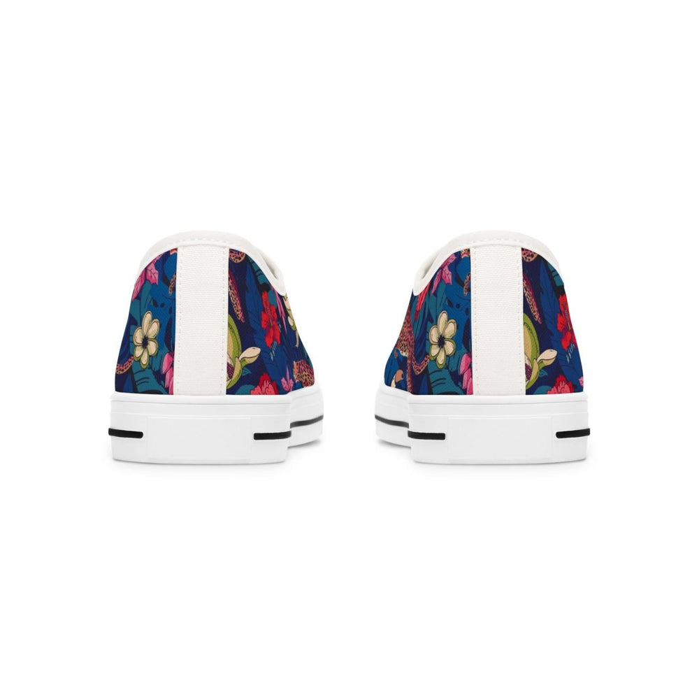 Tropical Flowers Women's Low Top Shoes