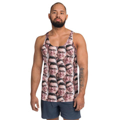 Custom Crazy Face Unisex Tank Top