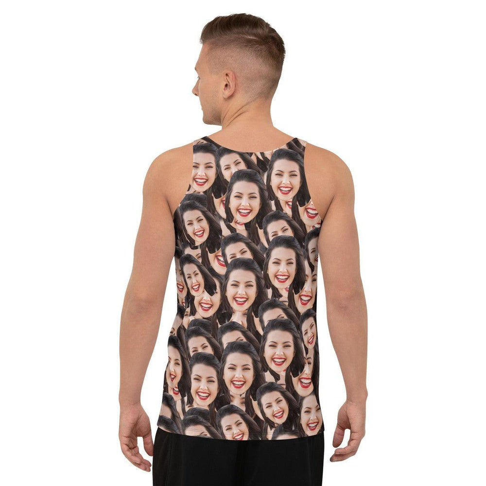 Custom Crazy Face Unisex Tank Top
