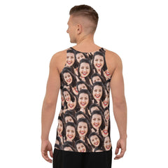 Custom Crazy Face Unisex Tank Top