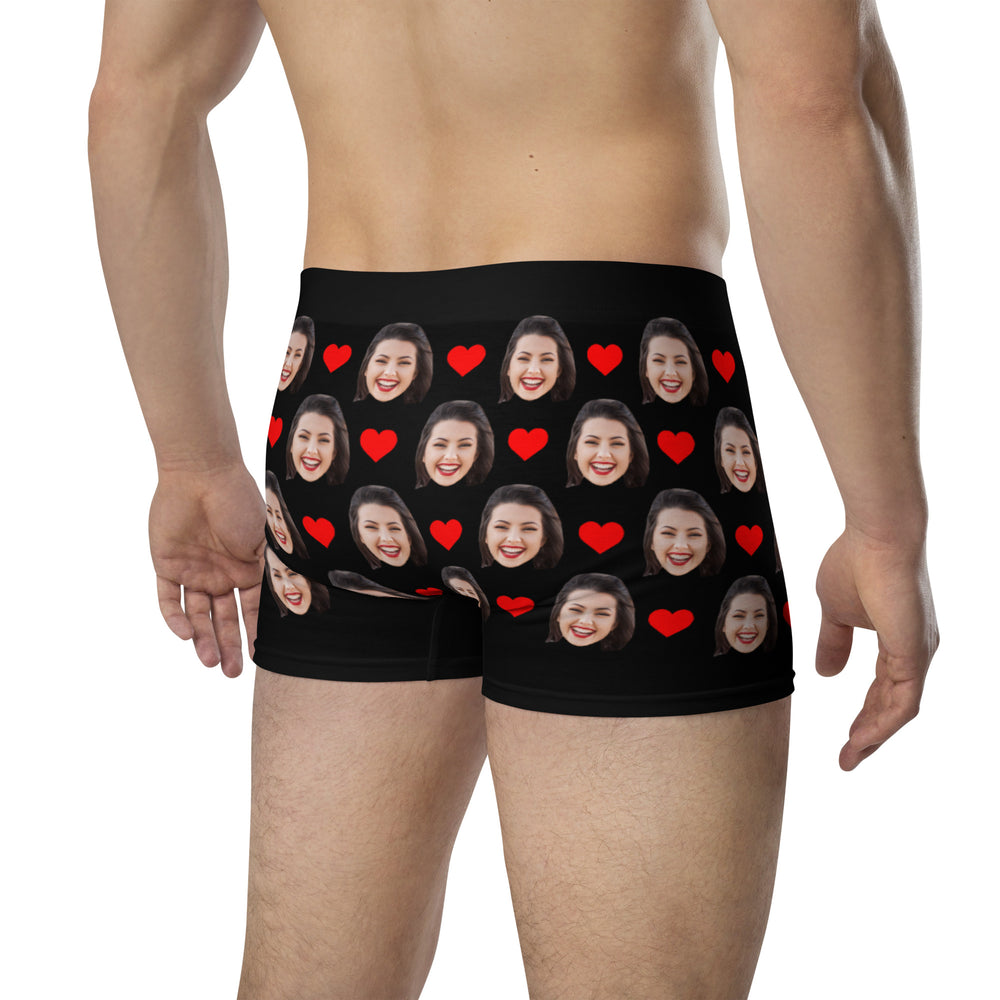 Custom Face Boxers With Text