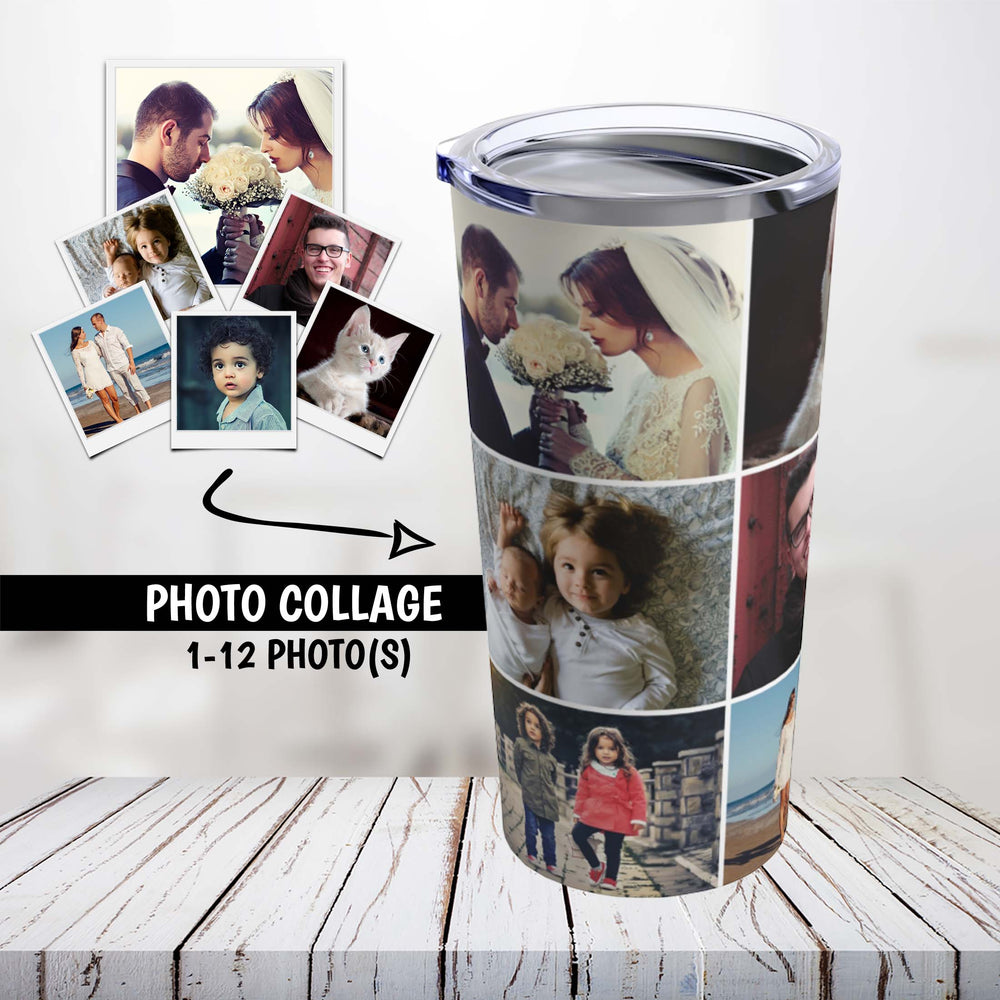 Custom Photo Collage Tumbler