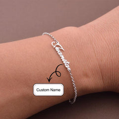 Personalized Minimalist Name Bracelet