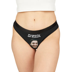 Custom Face Thongs Property Of Name