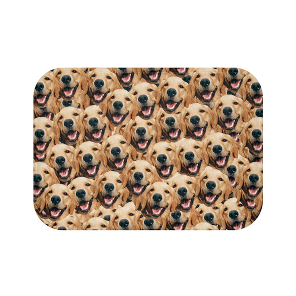 Custom Dog Faces Bath Mat