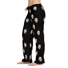 Custom Dog Face Pajama Pants Personalized Sleep Bottoms With Your Dog Photo