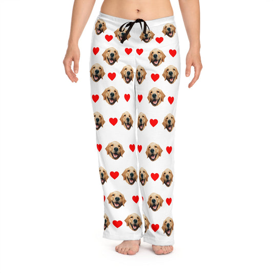Dog Face Pajama Bottoms Dog Lover Gag Gift