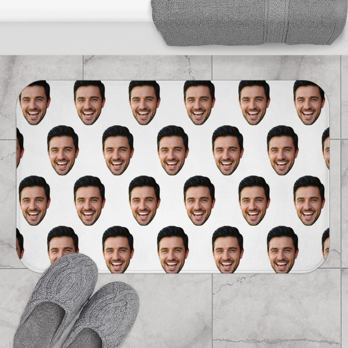 Custom Face Bath Mat Main image