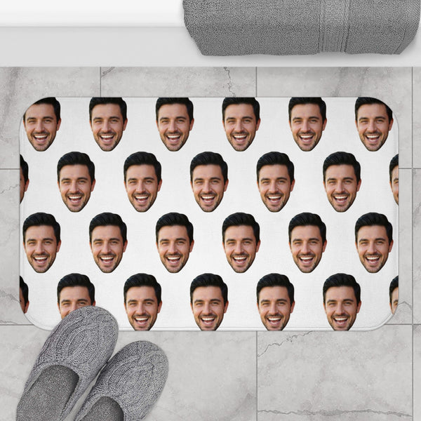 Custom Face Bath Mat