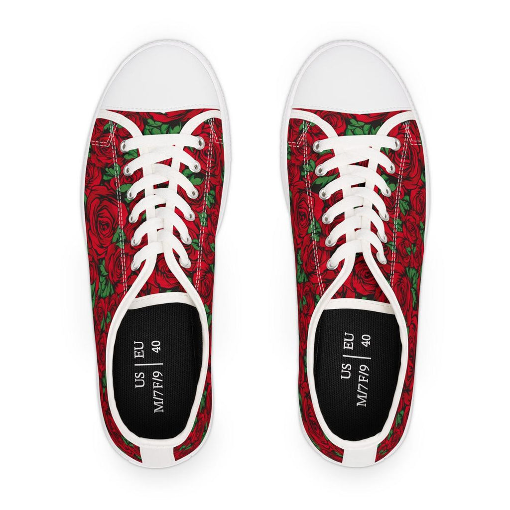 Floral Women's Low Top Shoes