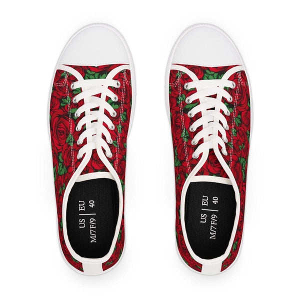 Floral Women's Low Top Shoes