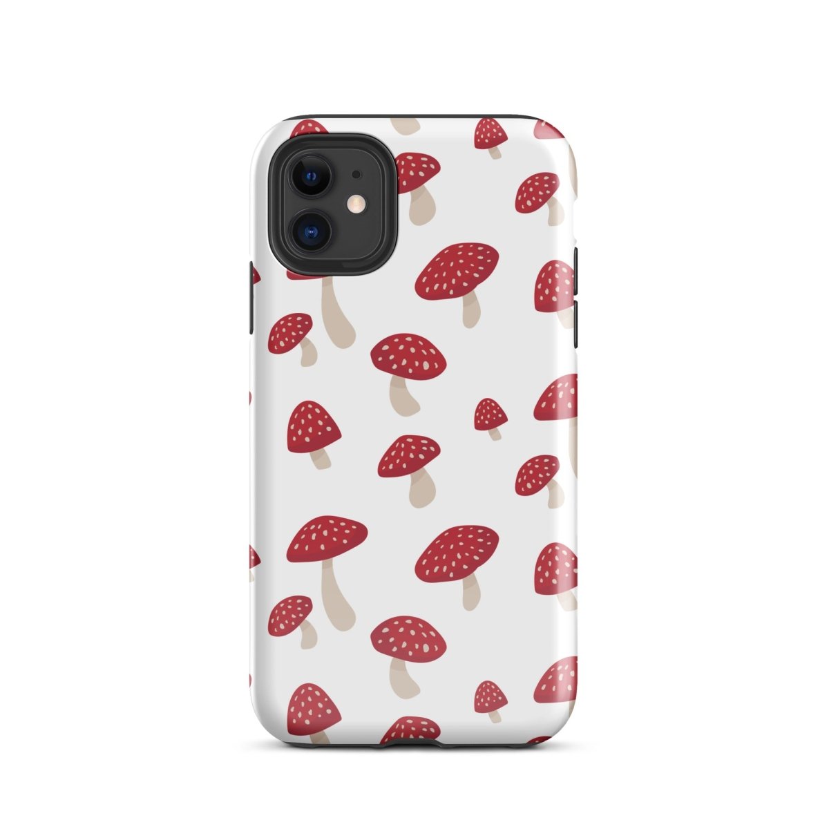 Red Mushrooms iPhone Case Secondary image