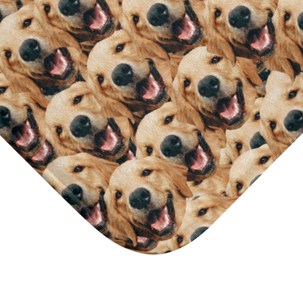 Custom Dog Faces Bath Mat