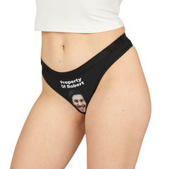 Custom Face Thongs Property Of Name