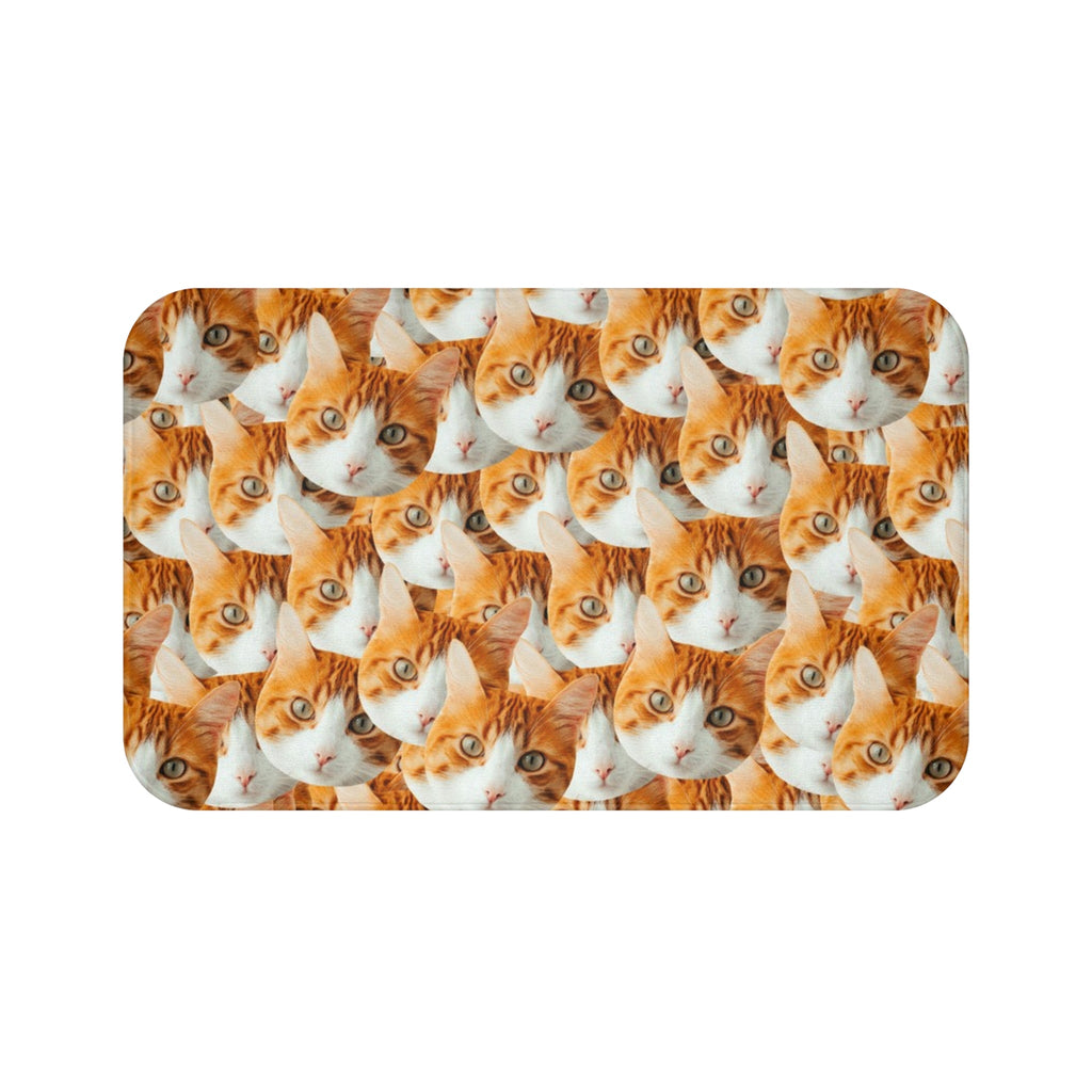 Custom Cat Faces Bath Mat