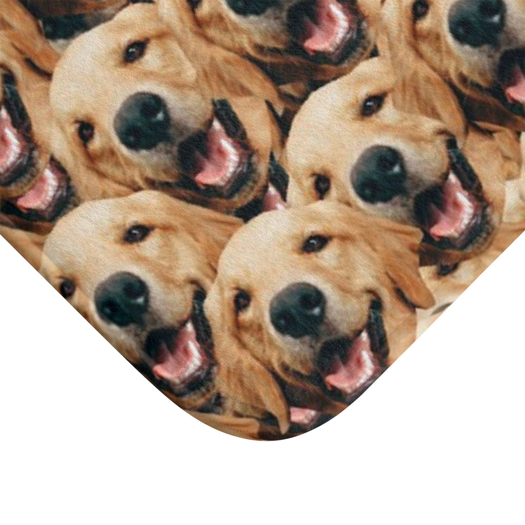 Custom Dog Faces Bath Mat