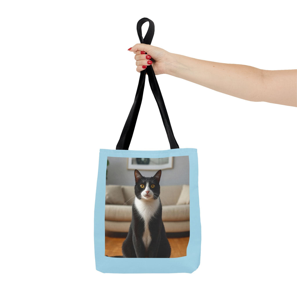 Custom Cat Photo Tote Bag