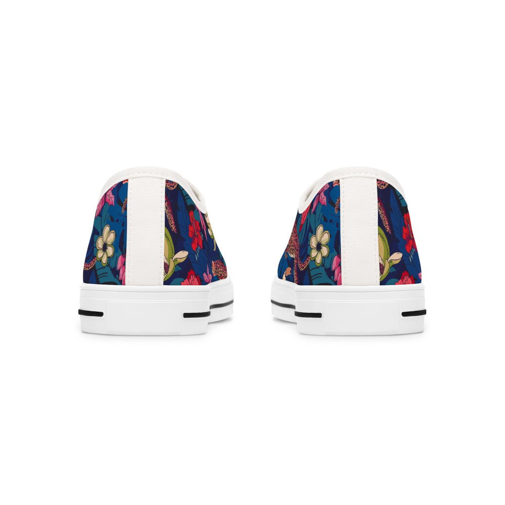 Tropical Flowers Women's Low Top Shoes