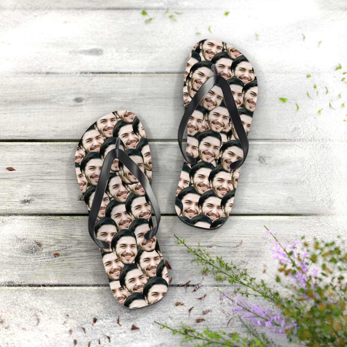 Custom Faces Flip Flops