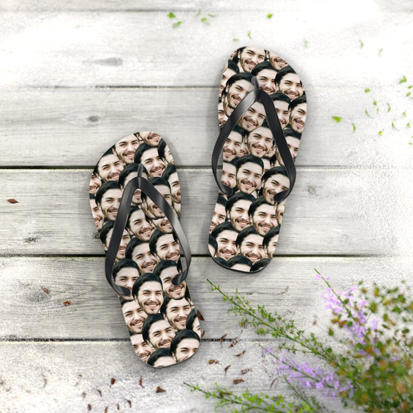 Custom Faces Flip Flops