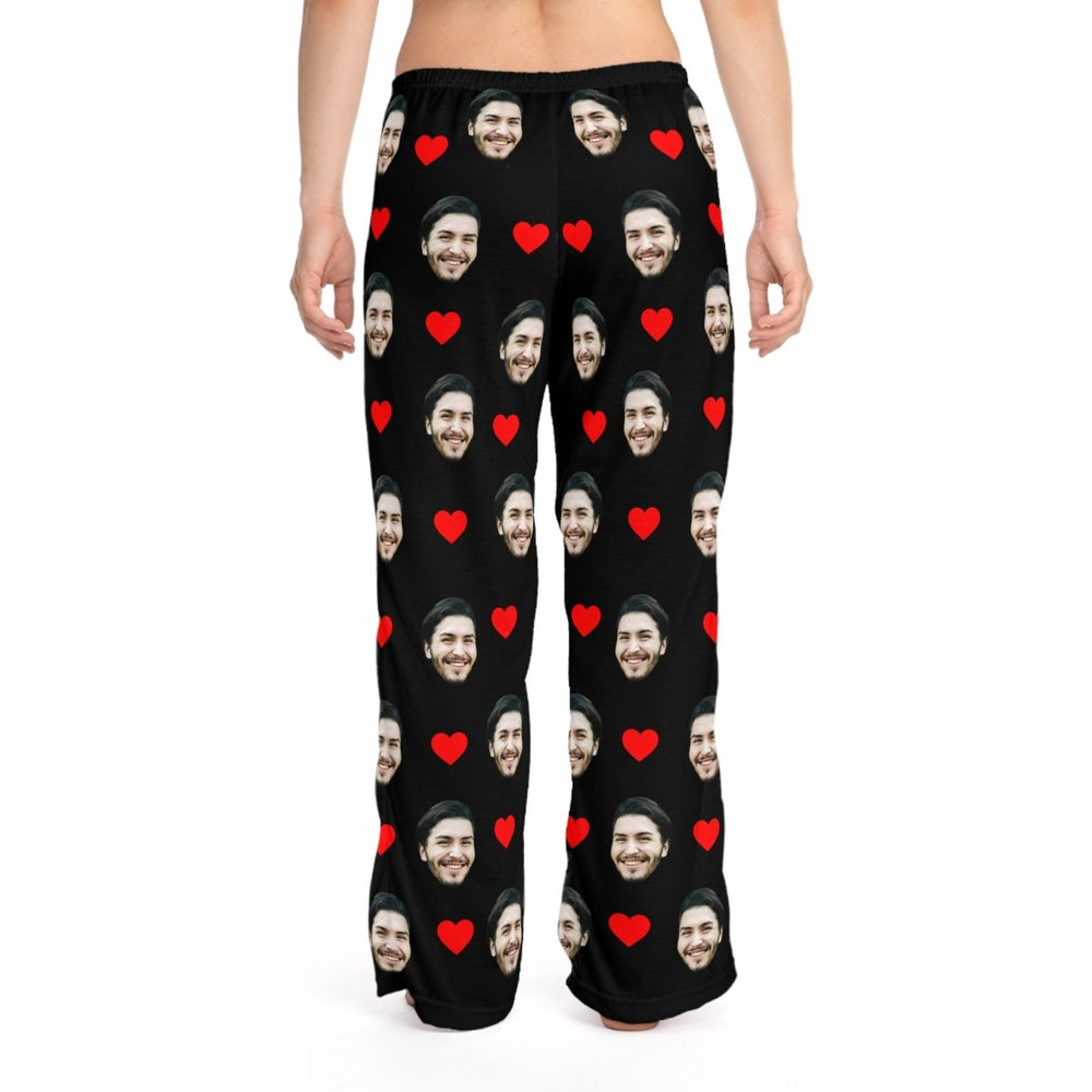 Custom Photo Pajamas With Hearts Personalized Face Pajama Gift