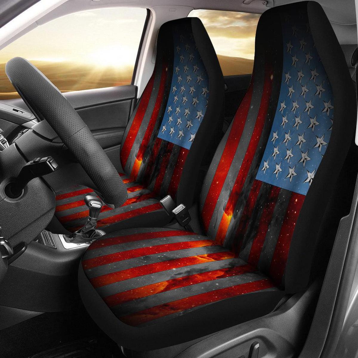 American Space Flag Seat Covers Main image
