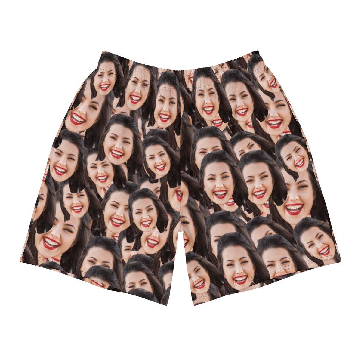 Crazy Faces Men's Athletic Shorts Secondary image