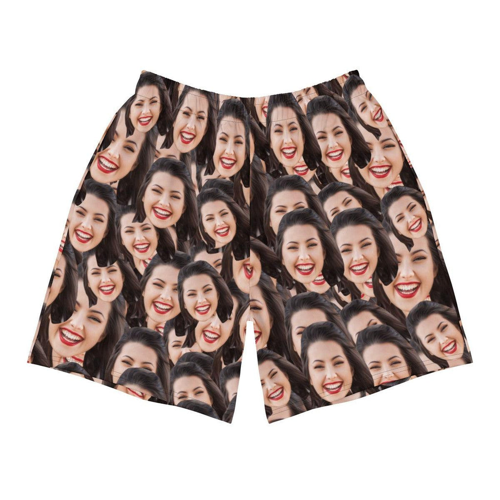 Crazy Faces Men's Athletic Shorts