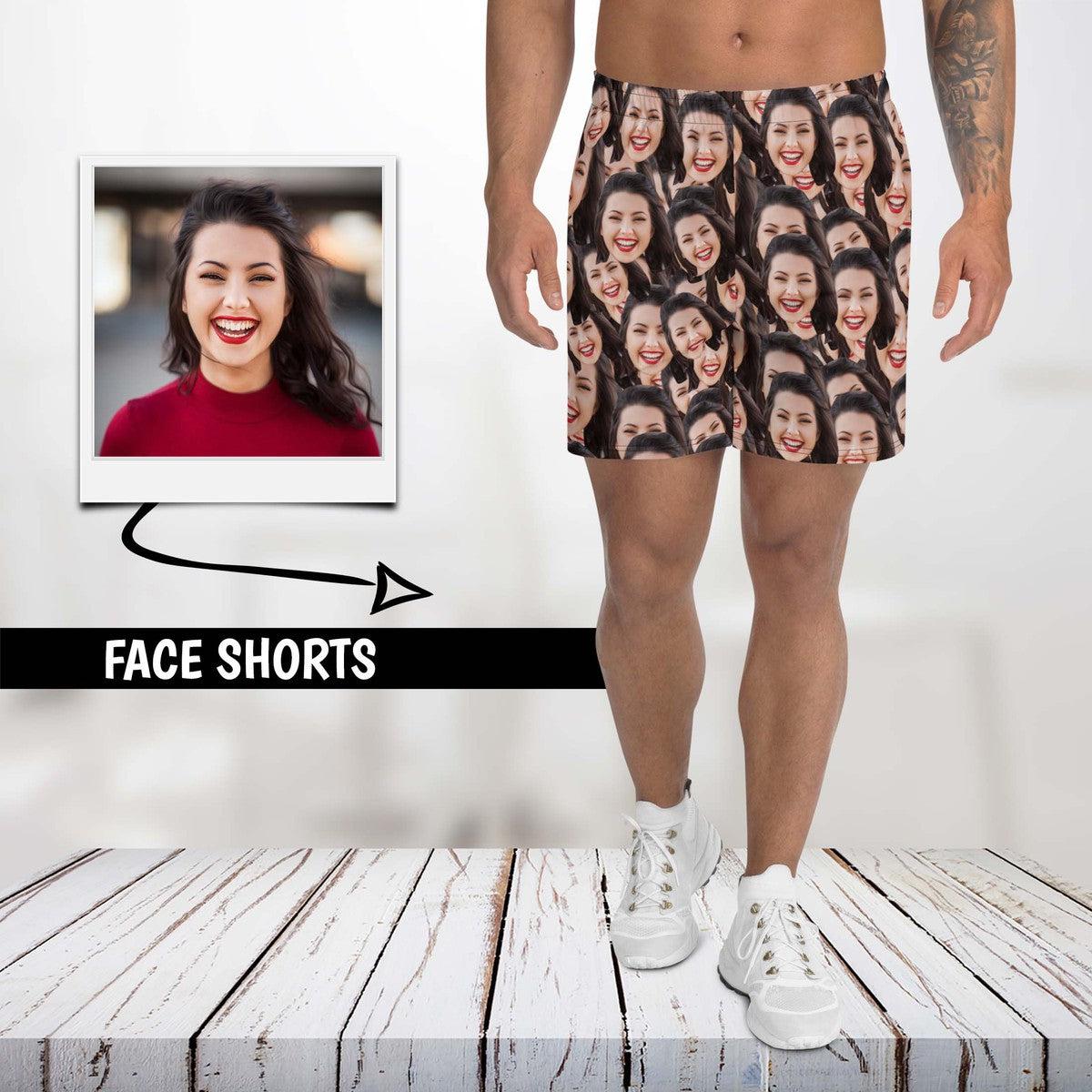 Crazy Faces Men's Athletic Shorts Main image