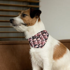 Crazy Faces Pet Bandana Collar