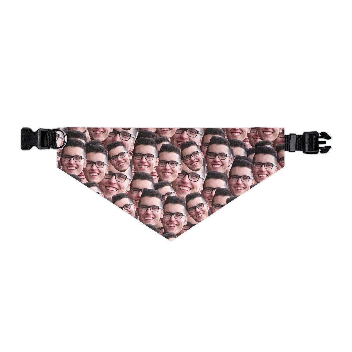 Crazy Faces Pet Bandana Collar