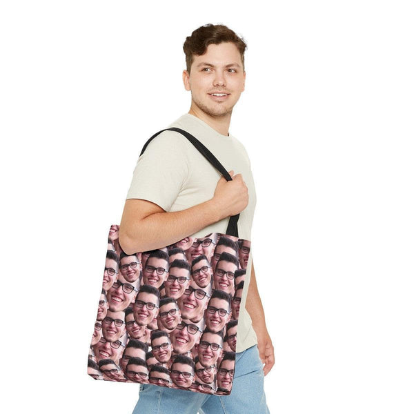 Crazy Faces Tote Bag