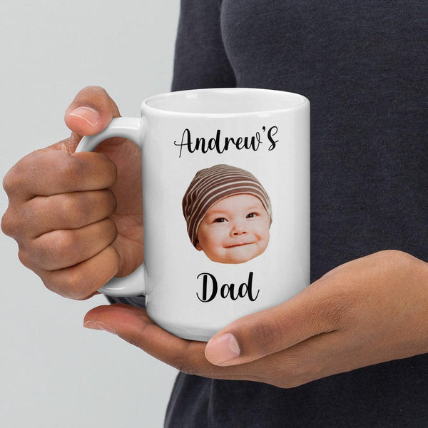 Custom Baby Photo Dad Mug
