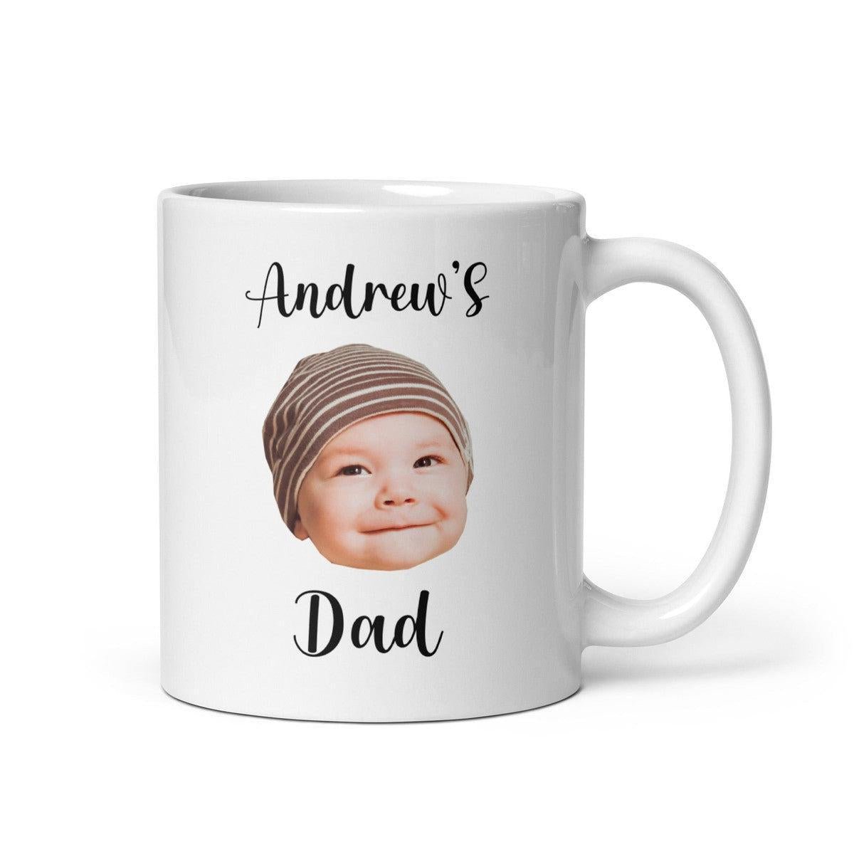 Custom Baby Photo Dad Mug