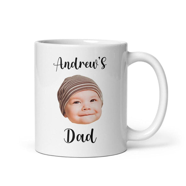 Custom Baby Photo Dad Mug